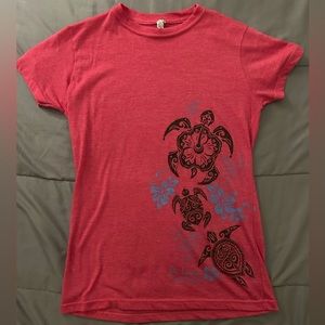 St Lucia West Indies Summer Hibiscus T-Shirt~